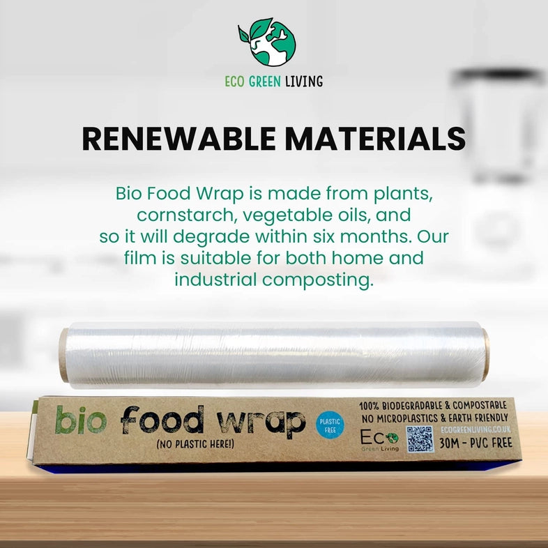 Compostable Cling Film - 1 Roll X 30m