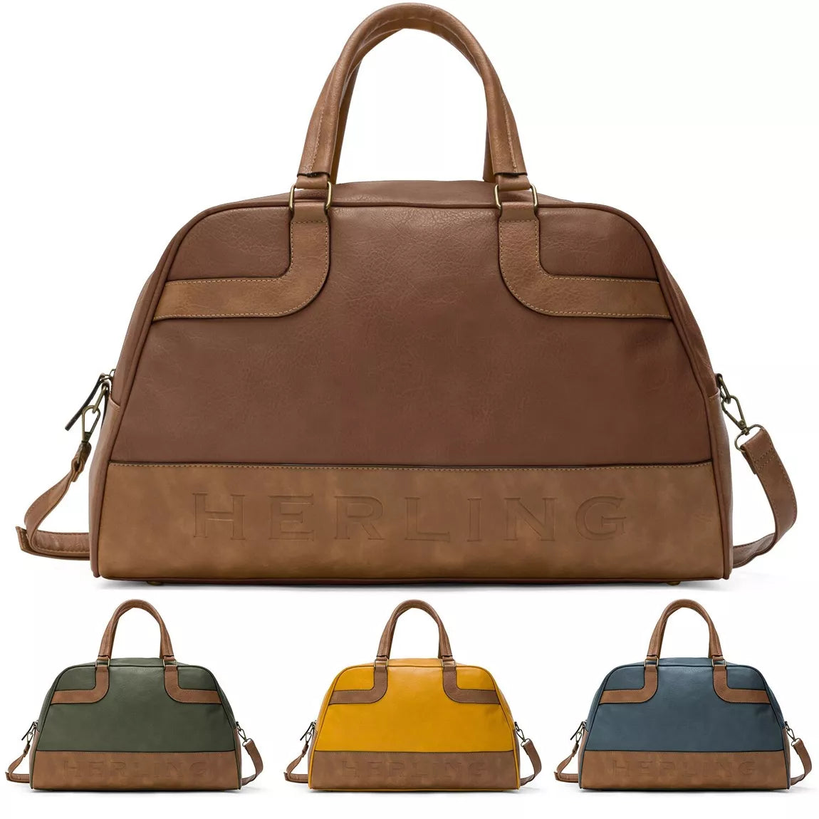 Rowan - Travel Duffel Bag (PU Leather)