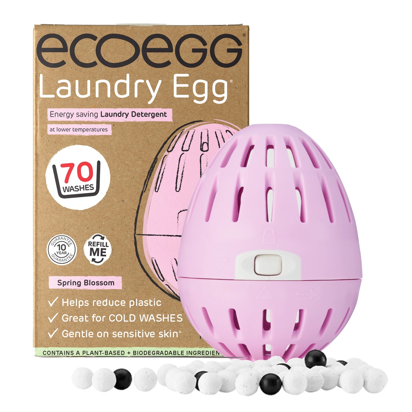 Ecoegg Laundry Egg | 70‑Wash Reusable Laundry System, Hypoallergenic & Eco‑Friendly