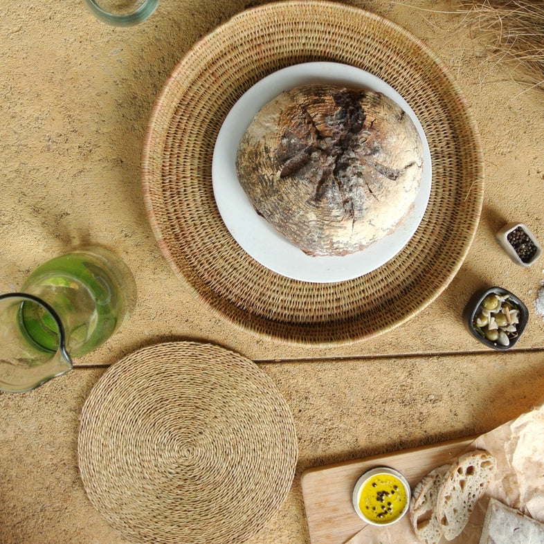 Smoke Lutindzi Grass Woven Placemats