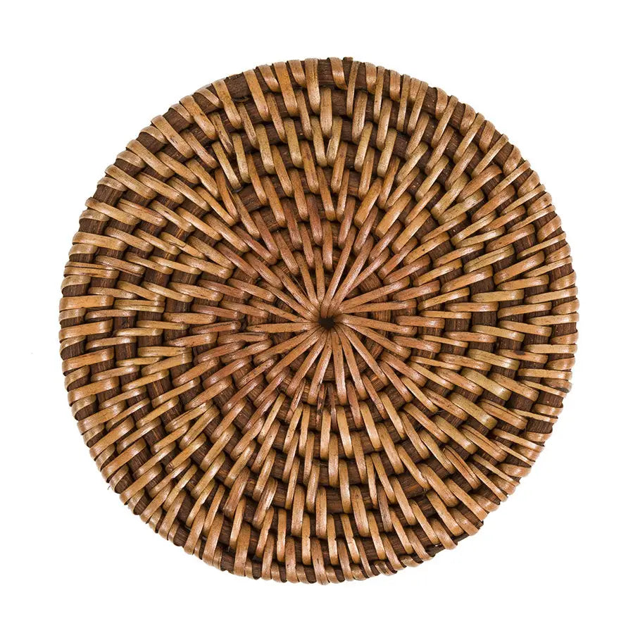 Natural brown colonial coaster