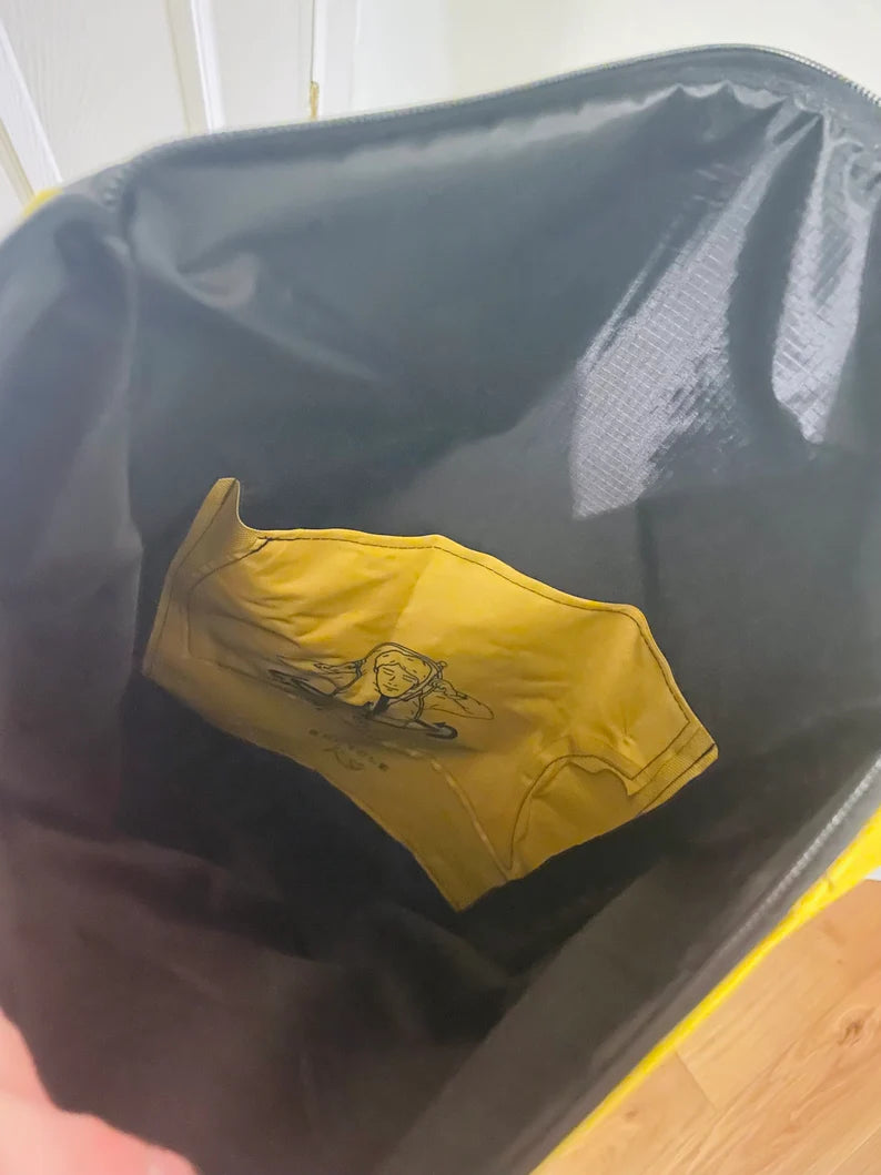 Life vest roll top backpack