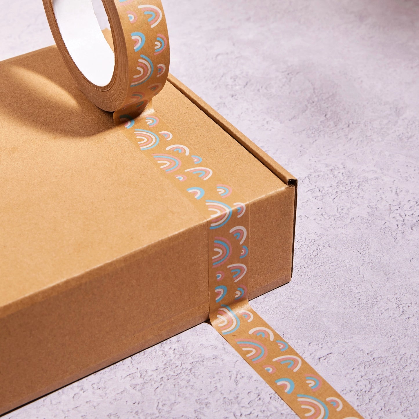 Printed Paper Sticky Tape - Roll Size: 25mm x 50m