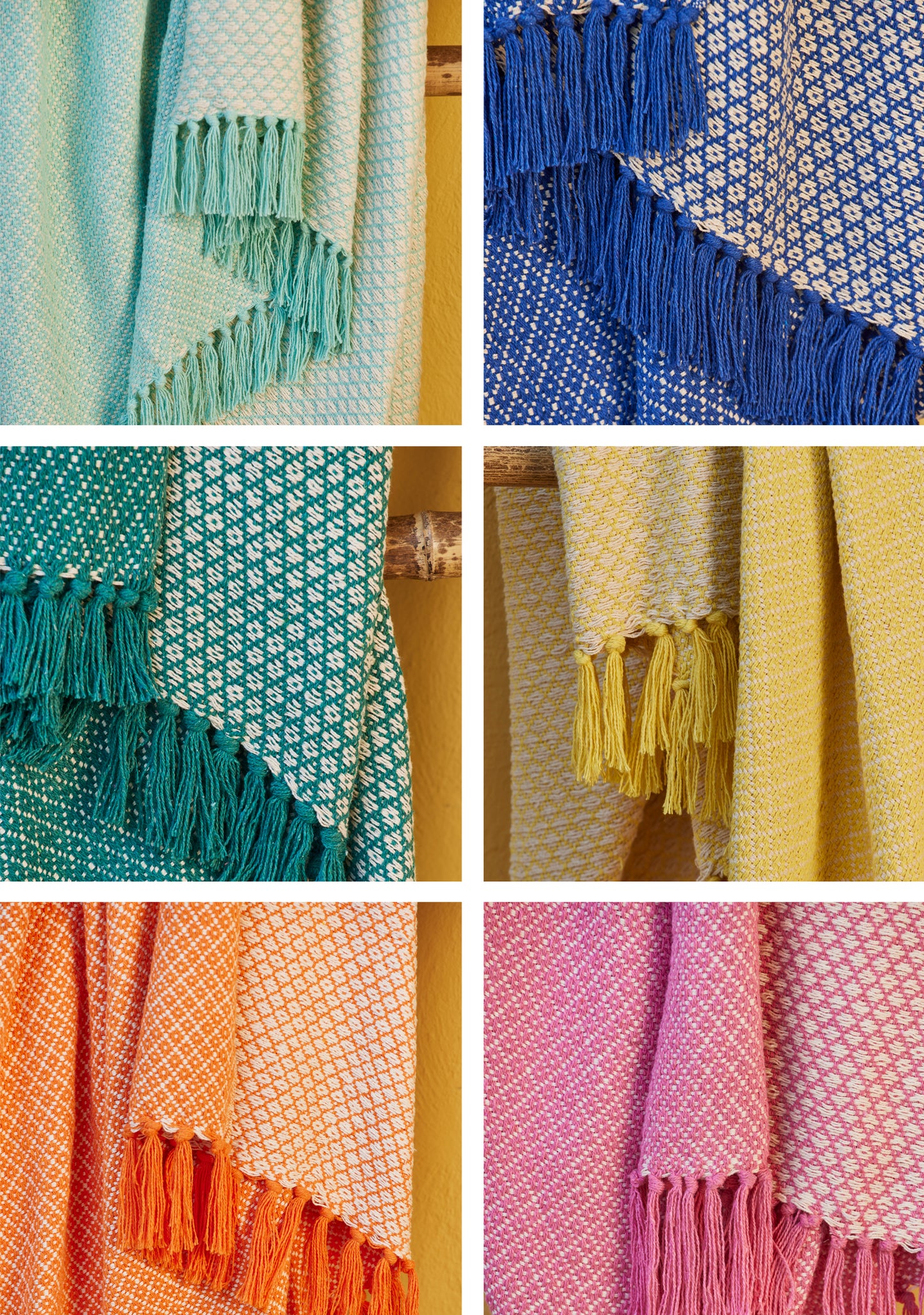 recycled cotton throw blanket - eco friendly sofa throw
