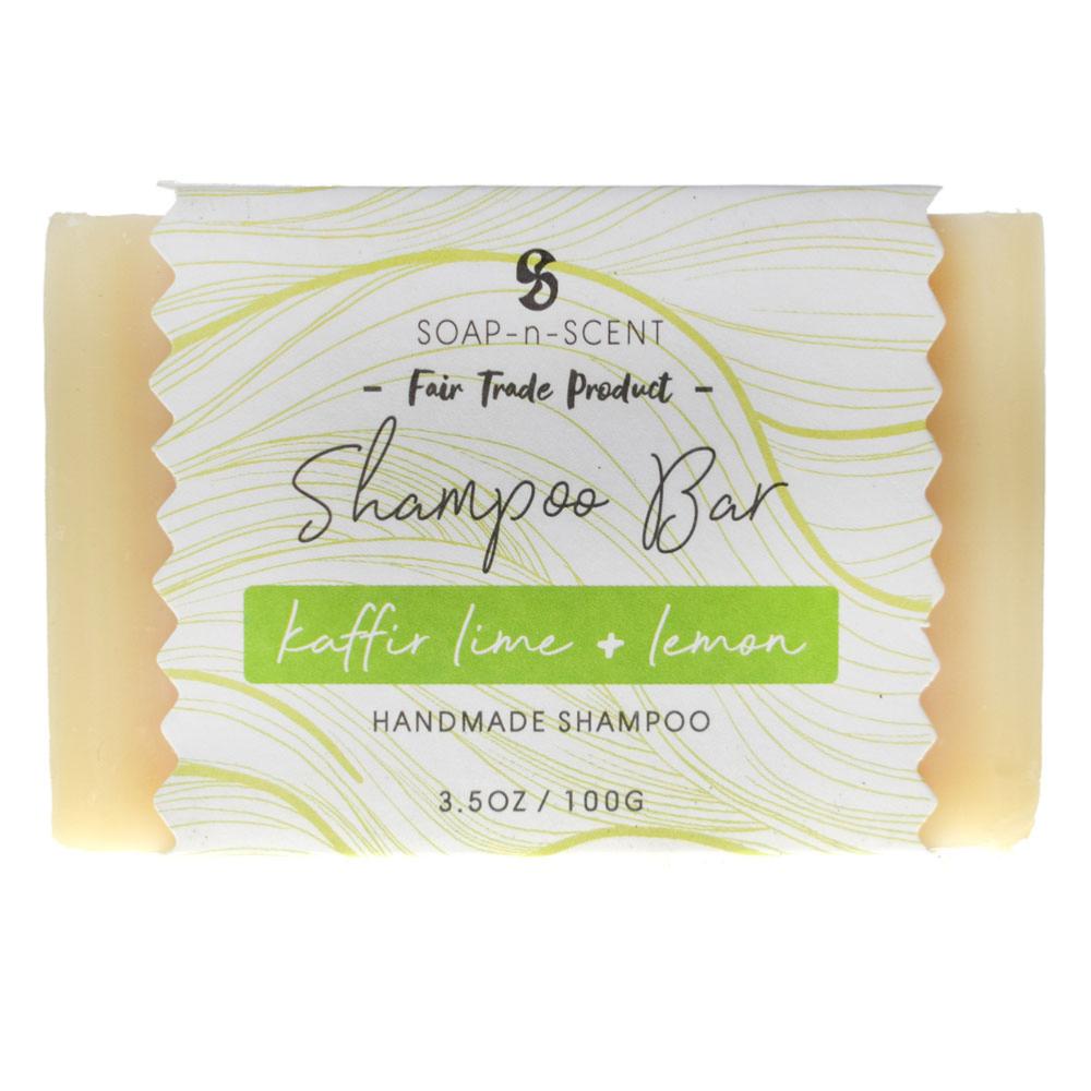 Eco-friendly solid shampoo bar for sustainable plastic-free hair care