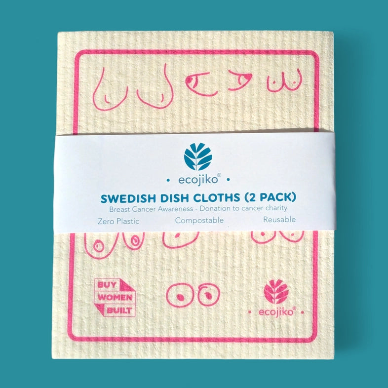 Swedish Compostable Cleaning Dish Cloths (2 Pck)
