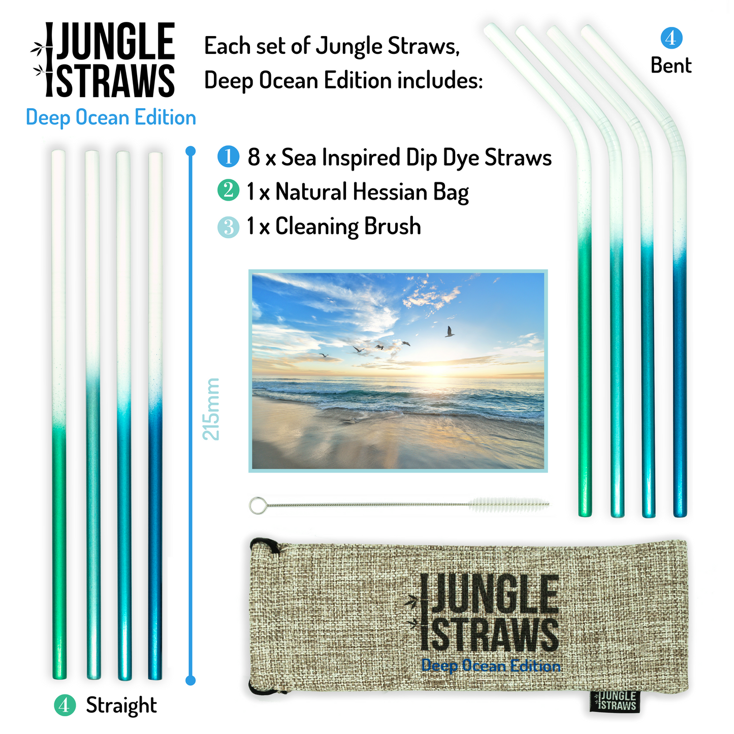 Stainless steel straws