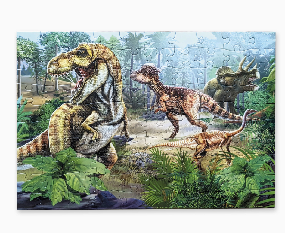 100-piece dinosaur jigsaw puzzle