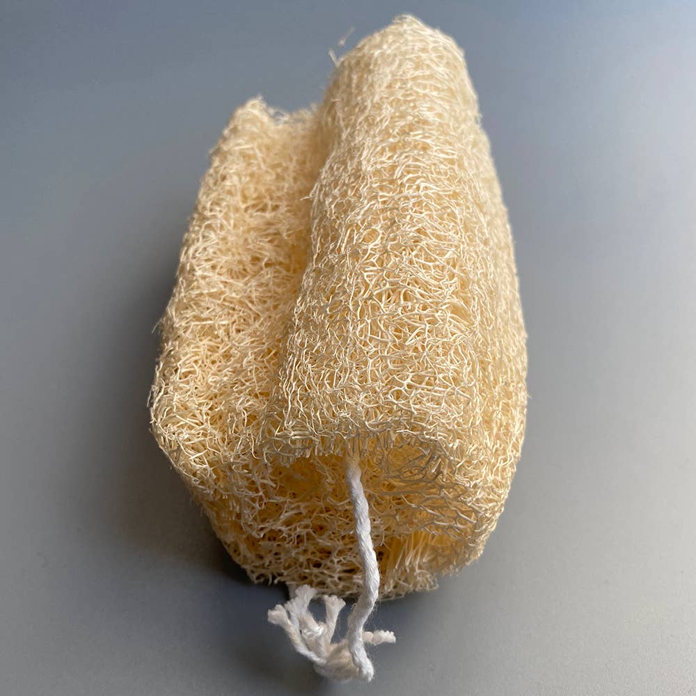 Natural Loofah with Hanging String, 13x5x5cm
