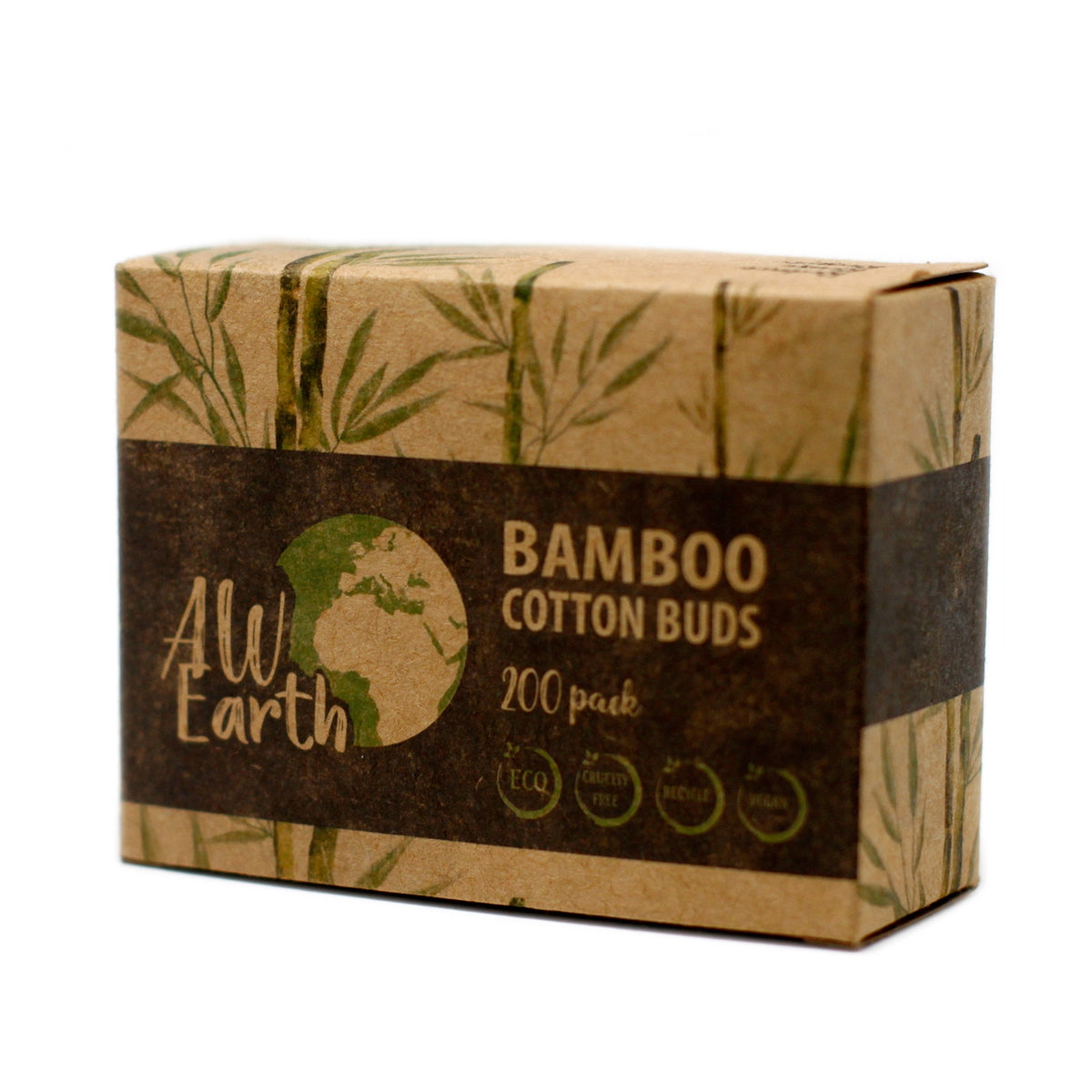 Plastic-free biodegradable bamboo cotton buds