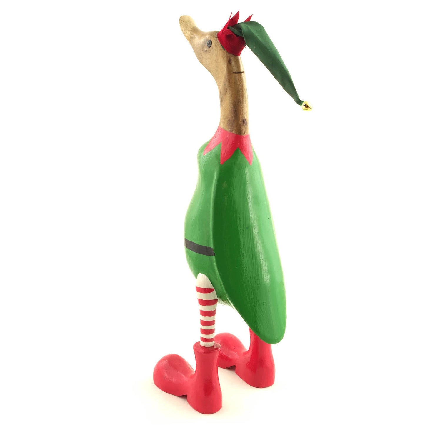 Christmas duck decoration for festive home décor