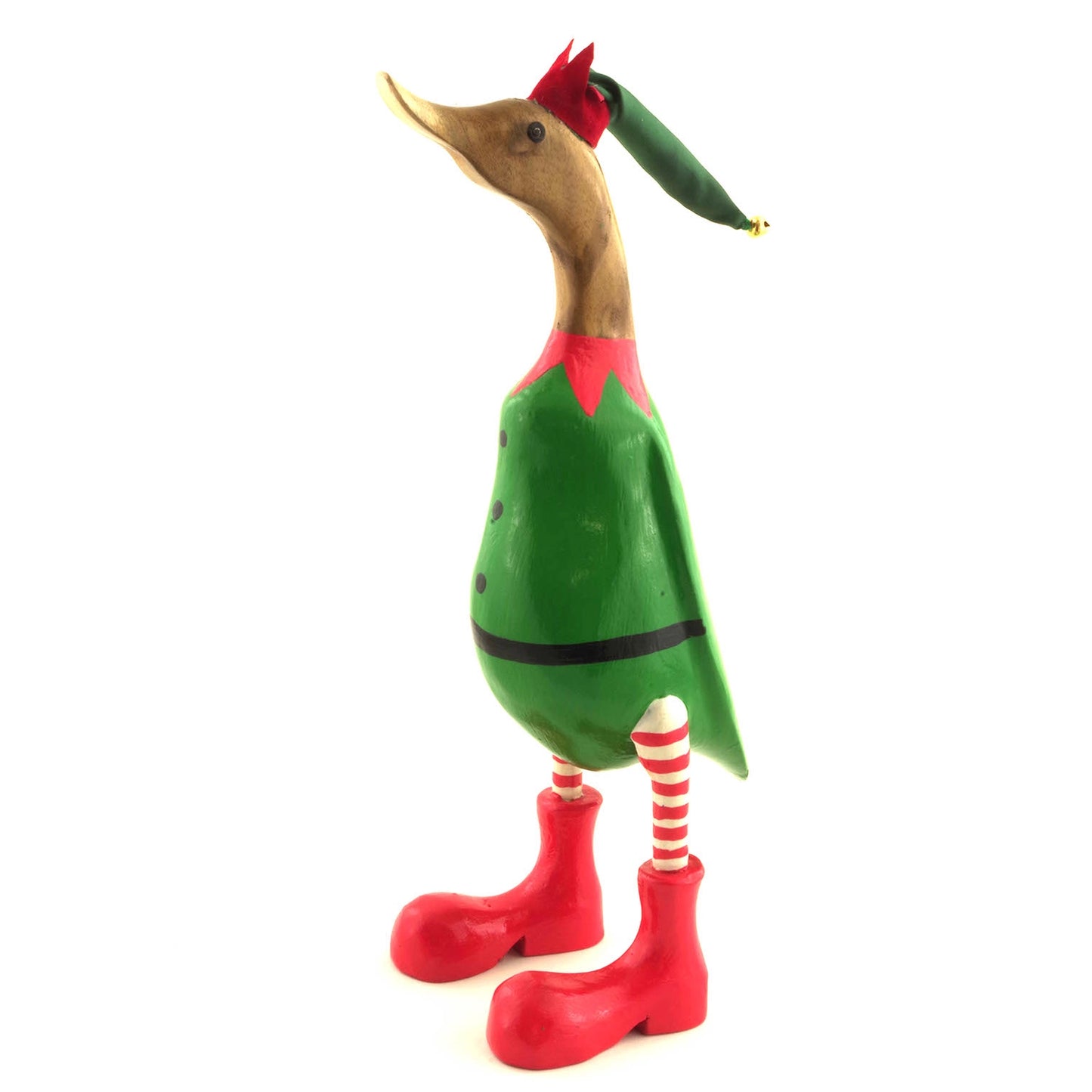 Christmas duck decoration for festive home décor