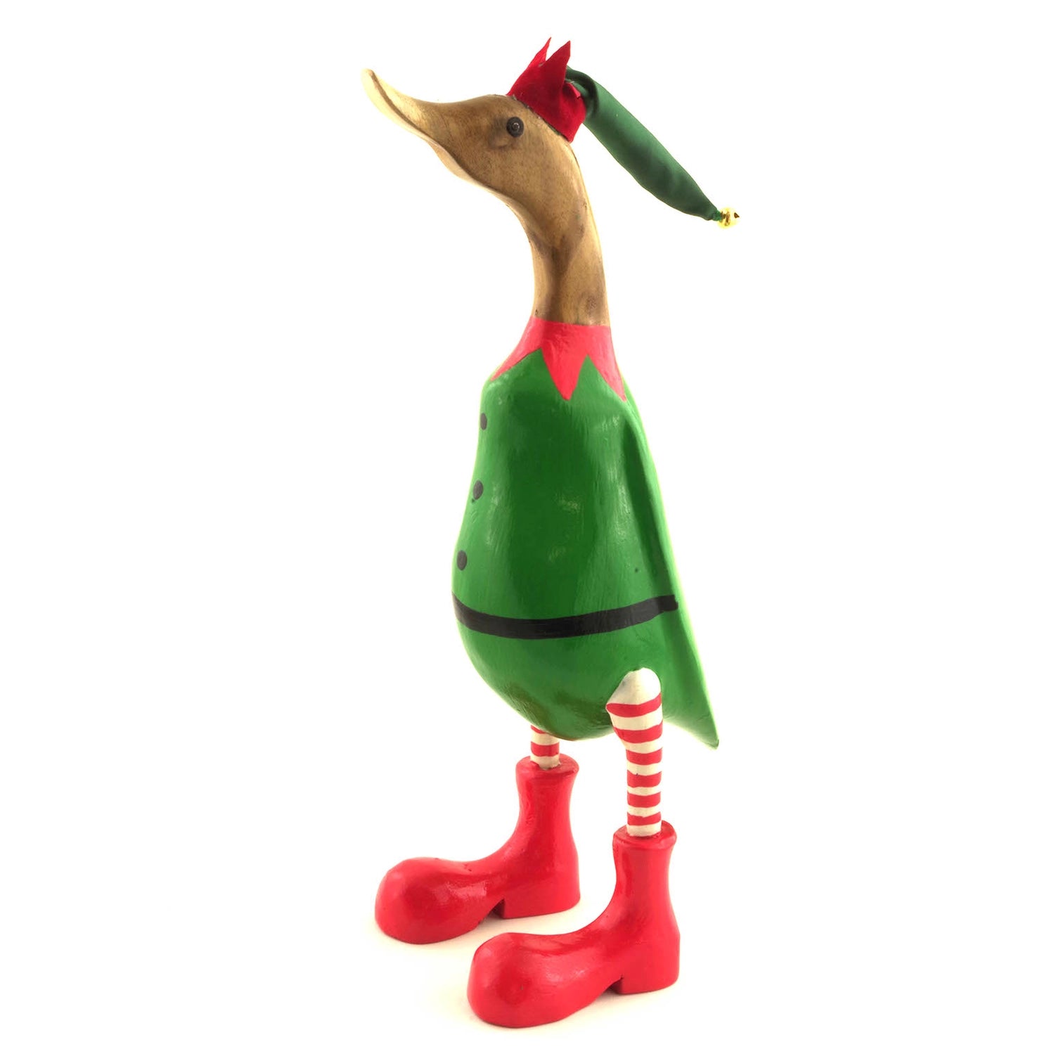 Christmas duck decoration for festive home décor