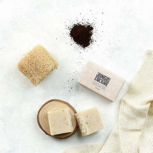 Coffee Scrub Body Soap – Natural Exfoliating Bar with Real Coffee Grounds