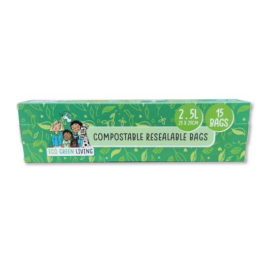 Compostable Resealable Bags Large | TRESS LTD