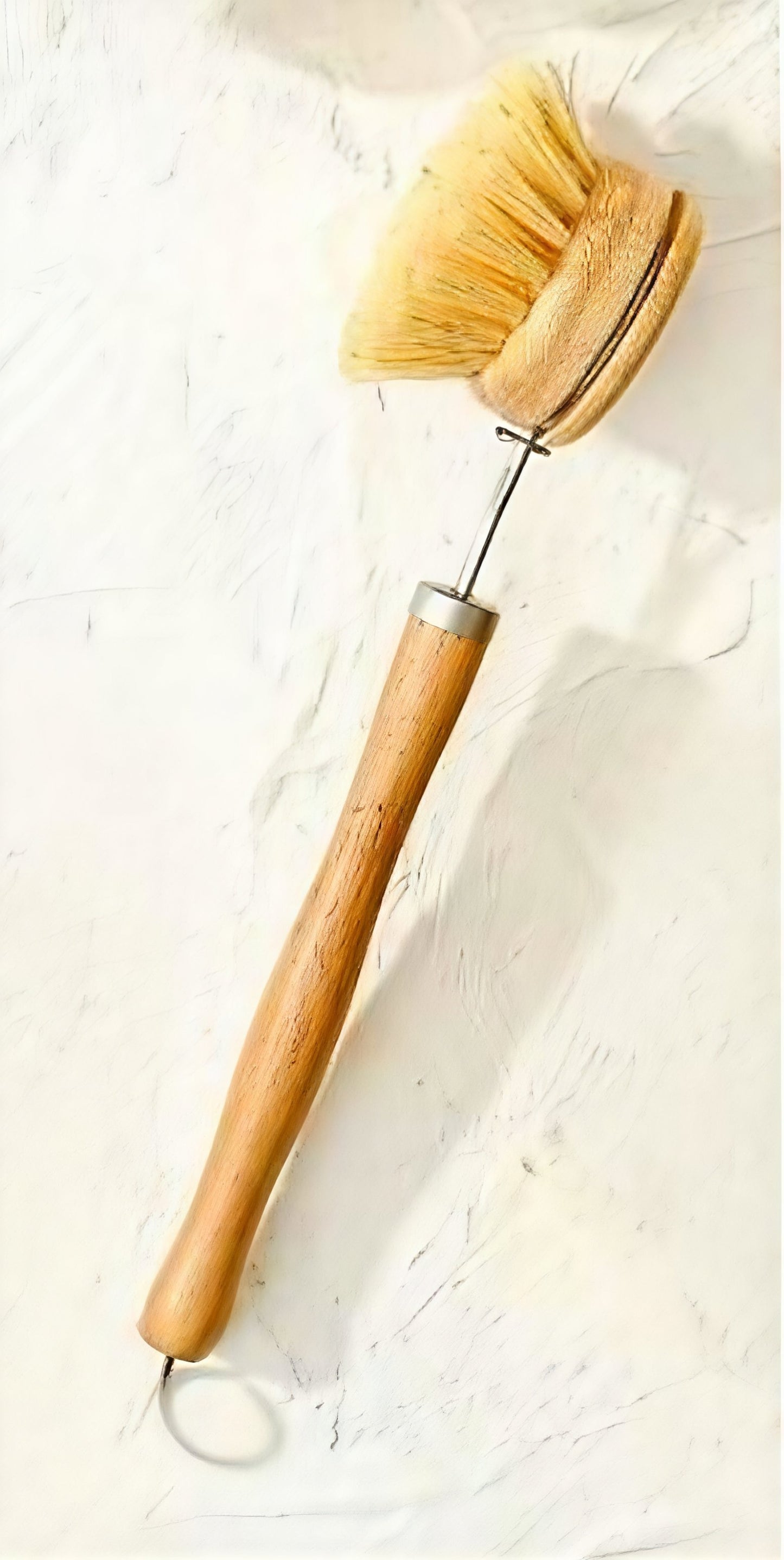 Reusable Bamboo Dish Brush – Eco-Friendly Washing Up Brush with Natural Plant Bristles