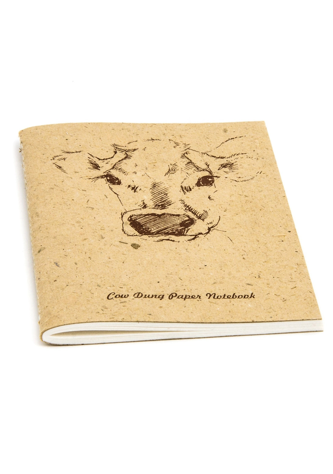 Handmade recycled dung paper notebook eco friendly fair trade journal