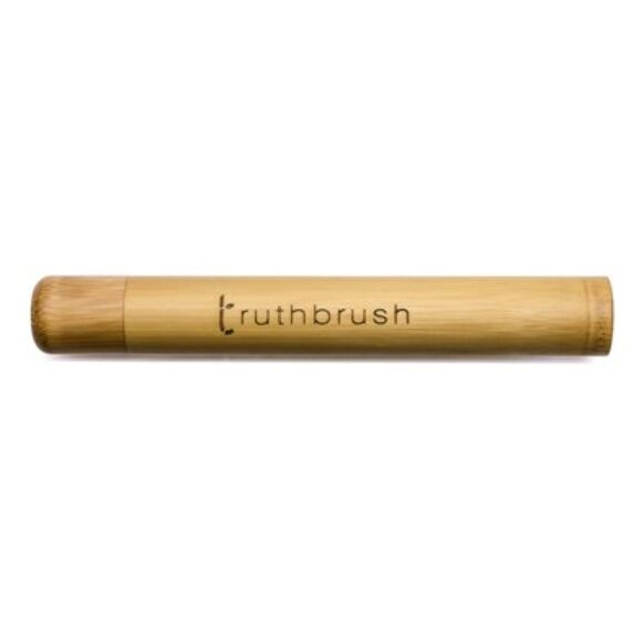 Eco-friendly bamboo toothbrush holder