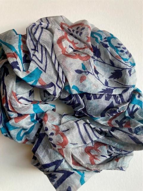 Recycled Sari Silk Hair Scrunchie – Handmade, Assorted Colours