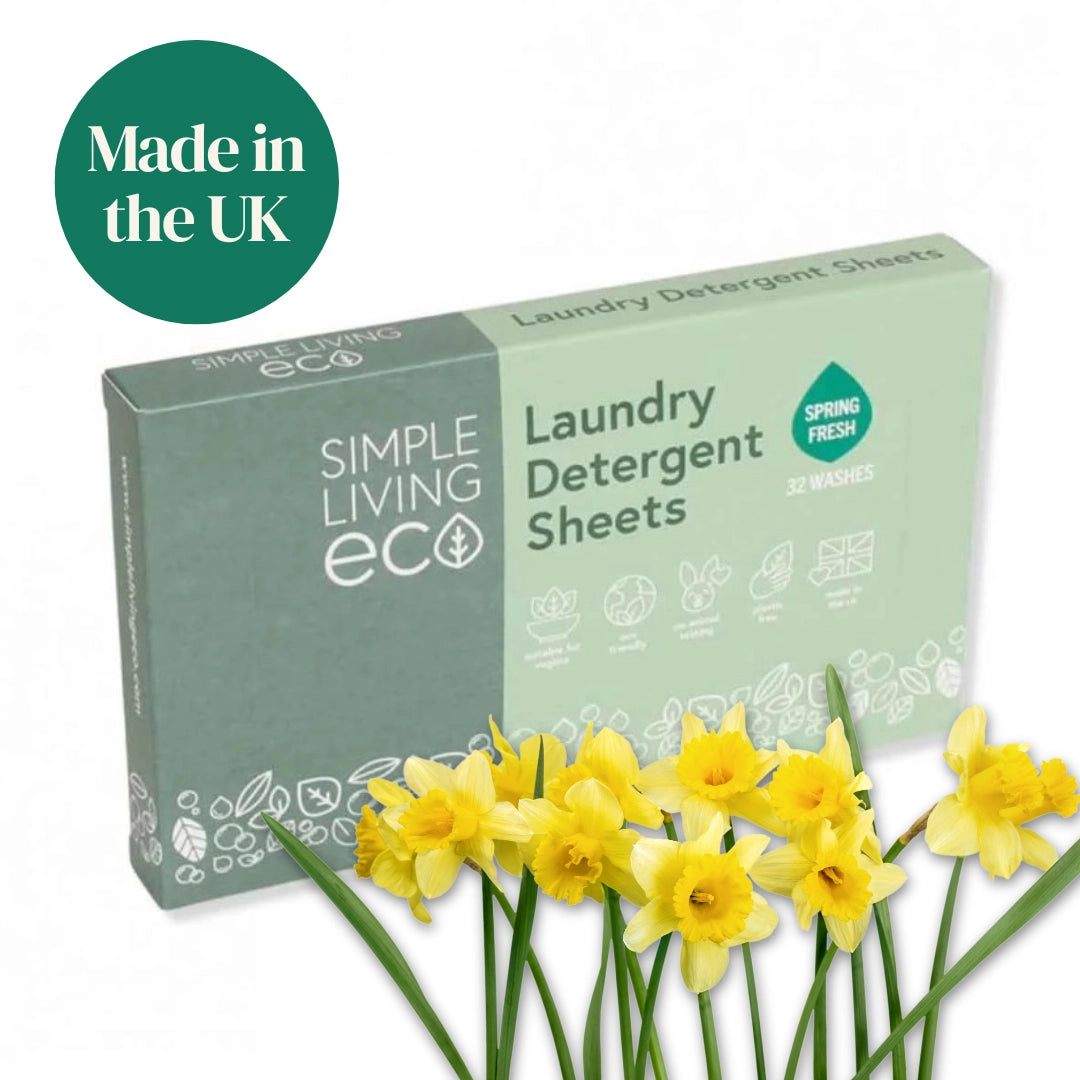 Simple Living Eco Laundry Detergent Sheets | Plastic Free | 32 Washes