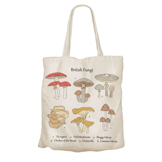 Tote Bag - Recycled Cotton Fungi 36 X 40cm