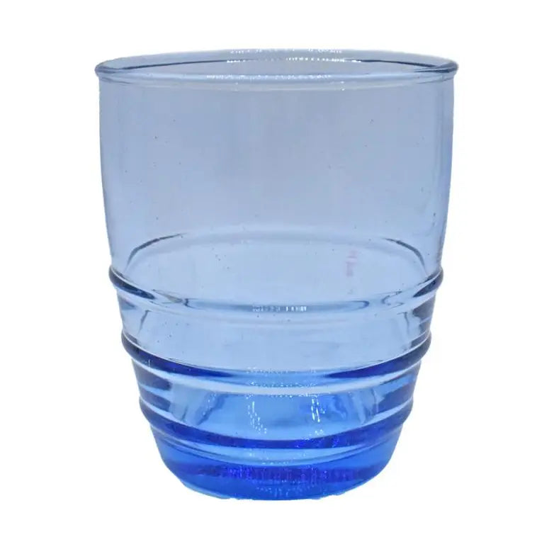 Single Tumbler - Recycled Glass Blue Tinted