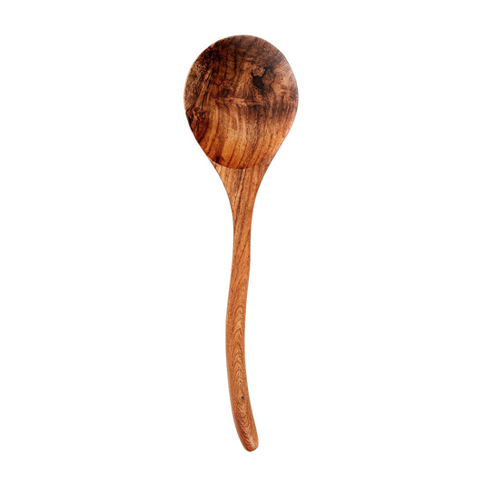 Teak Root Spoon | Natural Hand‑Carved Wooden Utensil - 30 x 8 x 2 cm