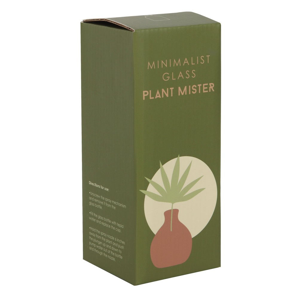 Minimalist glass plant mister