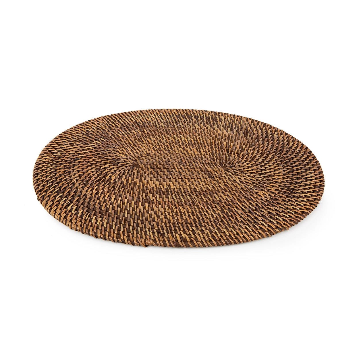 Woven rattan oval placemat for dining table natural home décor