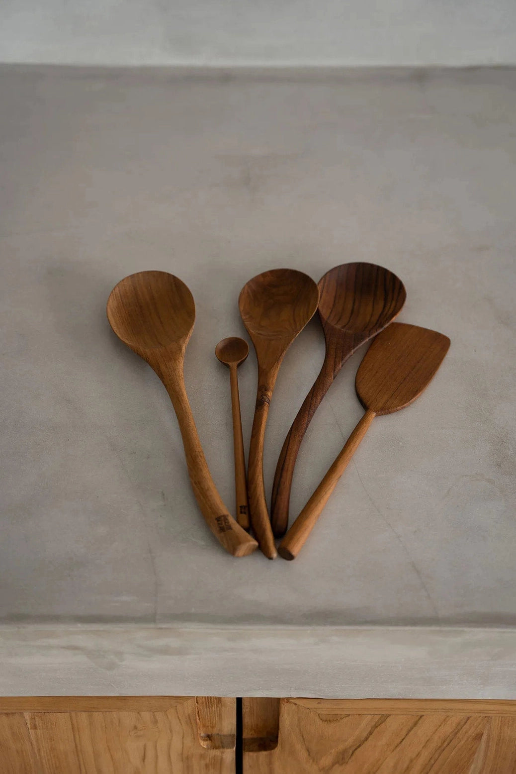Teak Root Dosage Spoon | Natural Hand‑Carved Measuring Utensil