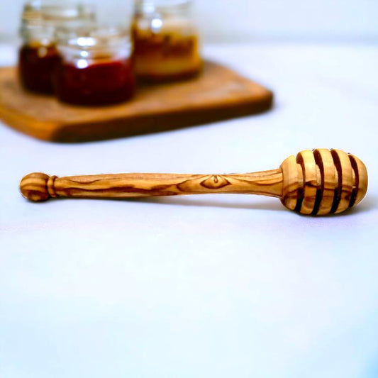 Olive Wood Honey Spoon 14cm