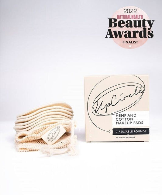 Plastic-free reusable facial cleansing pads