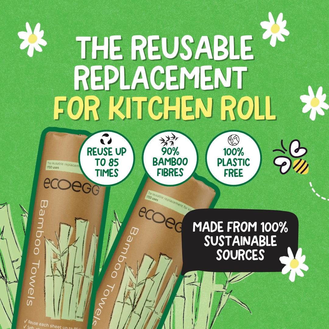 ecoegg bamboo towels with sustainability benefits 