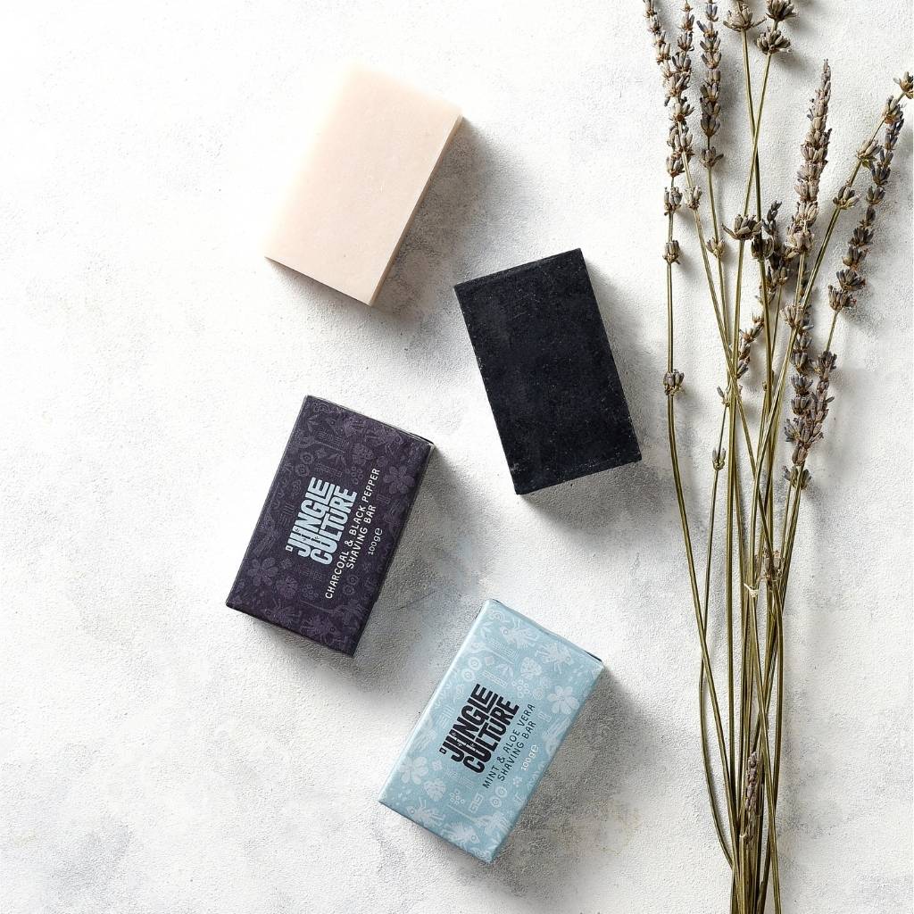 Solid shaving soap 
