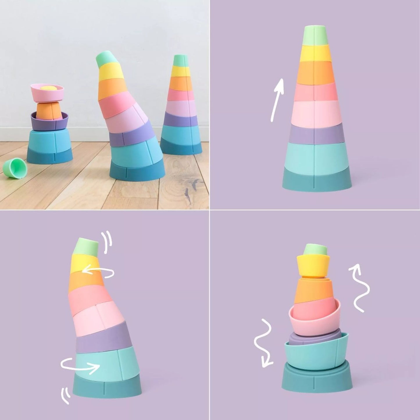 Stacking construction toy - Stack