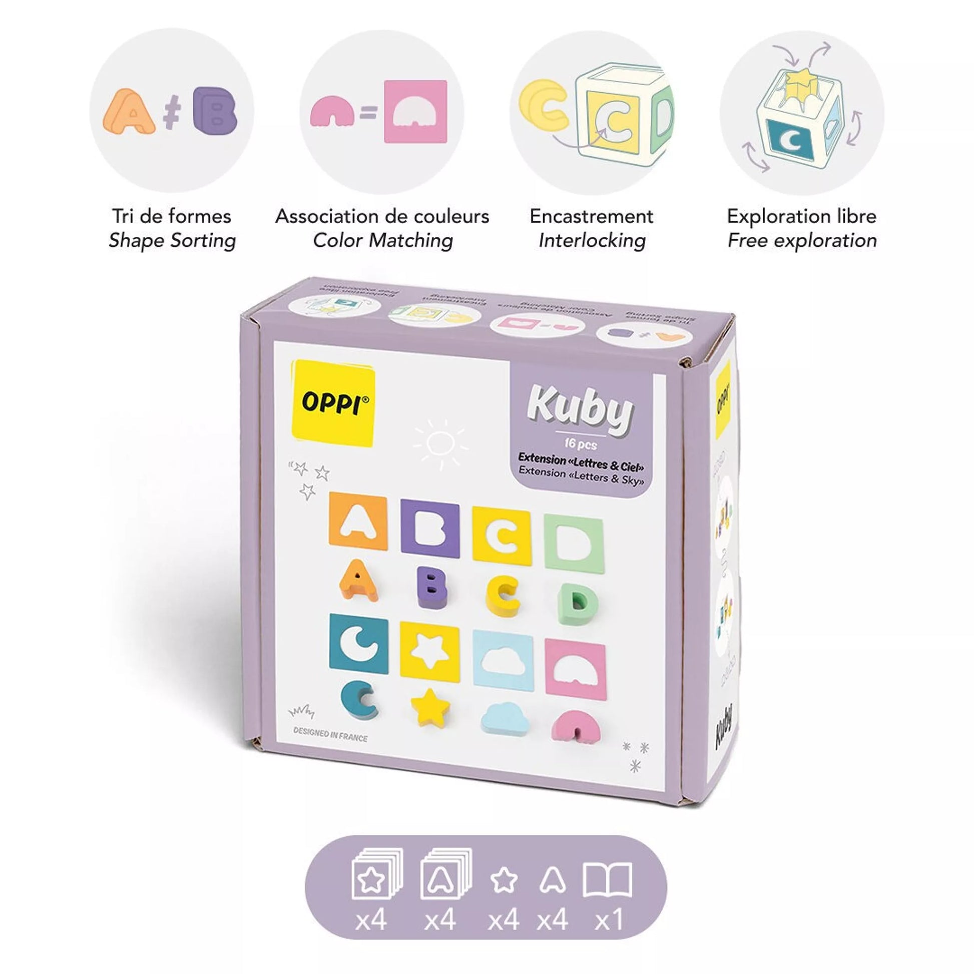 Educational shape sorting toy for toddlers