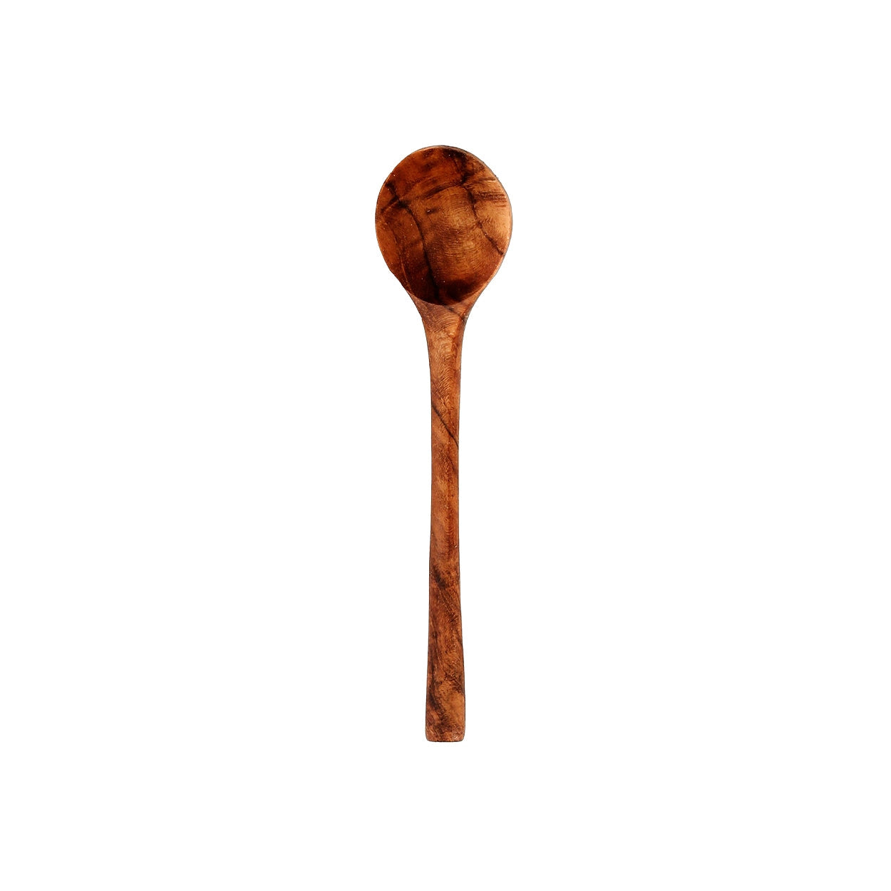 Teak Root Spoon | Natural Hand‑Carved Wooden Utensil - Small (13 x 3 x 1 cm)