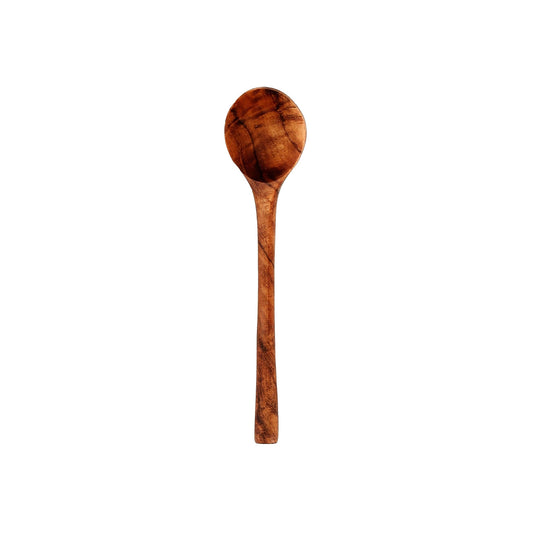 Teak Root Spoon | Natural Hand‑Carved Wooden Utensil - Small (13 x 3 x 1 cm)