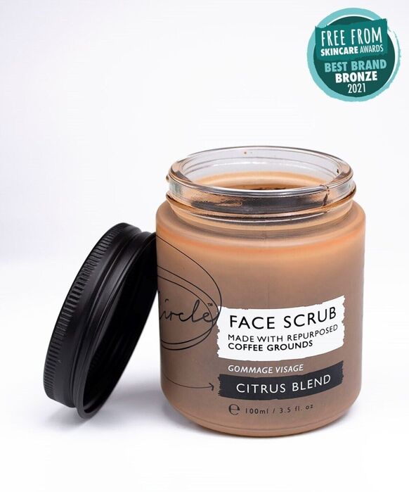 UpCircle Coffee Face Scrub with Rosehip Oil
