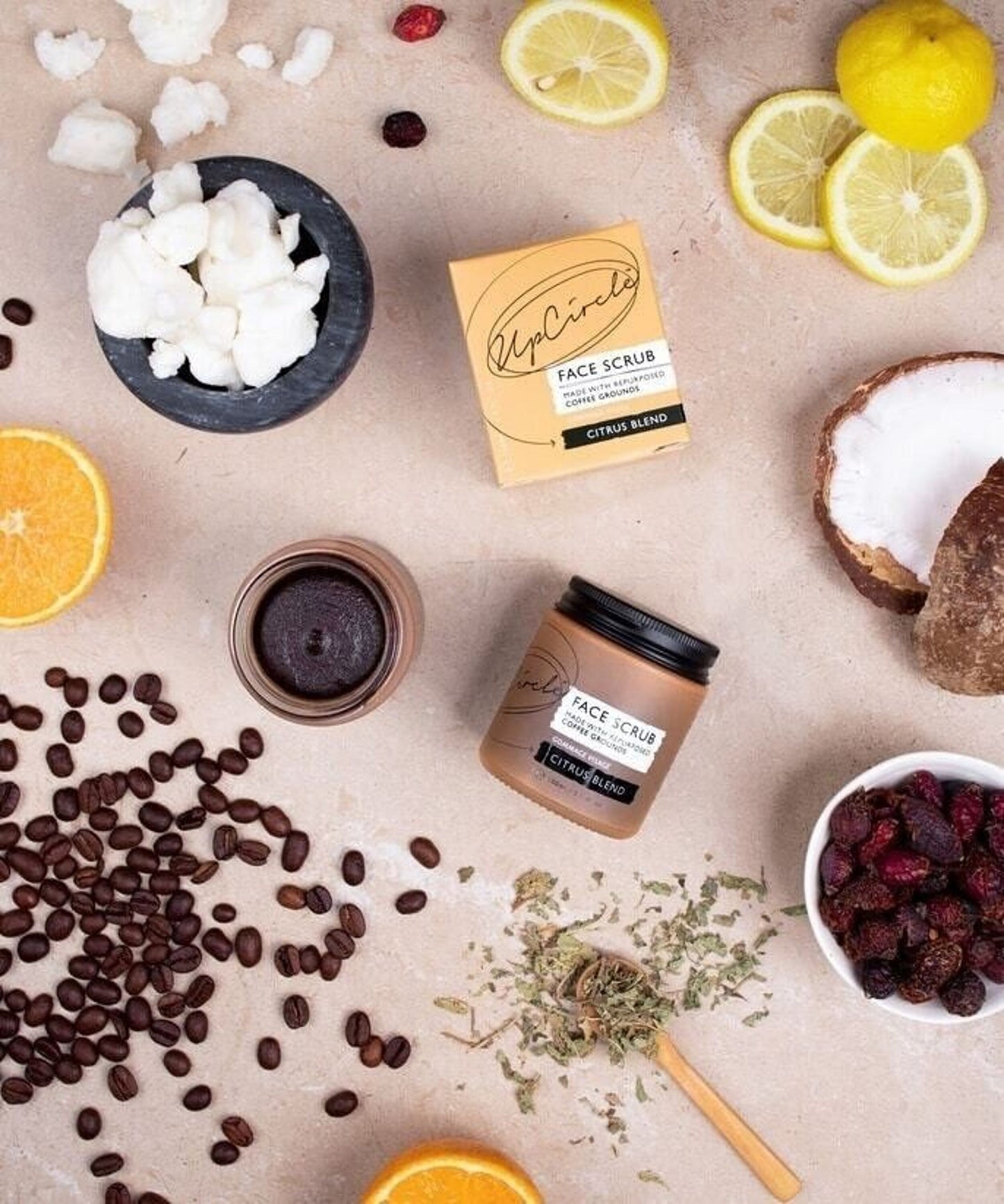 UpCircle Coffee Face Scrub with Rosehip Oil