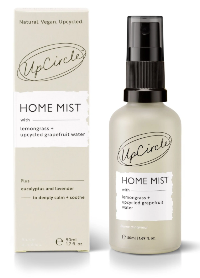 UpCircle home fragrance mist with lemongrass and upcycled grapefruit water, 50ml