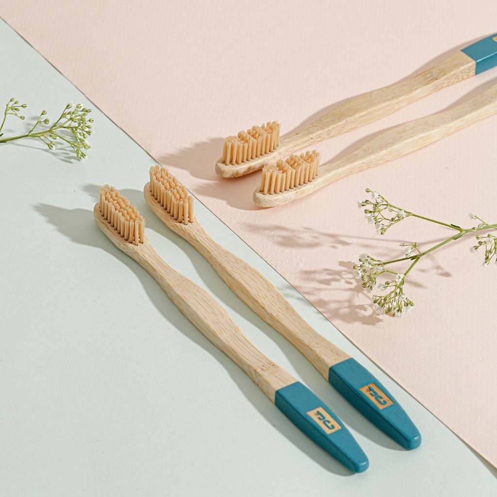 bamboo toothbrush - eco friendly biodegradable toothbrush set