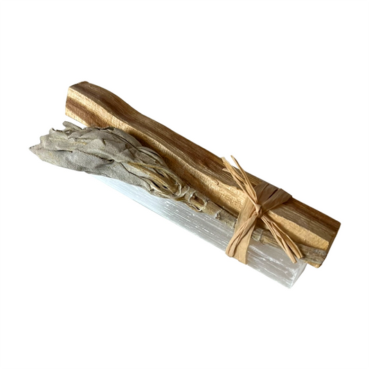palo santo and selenite bundle