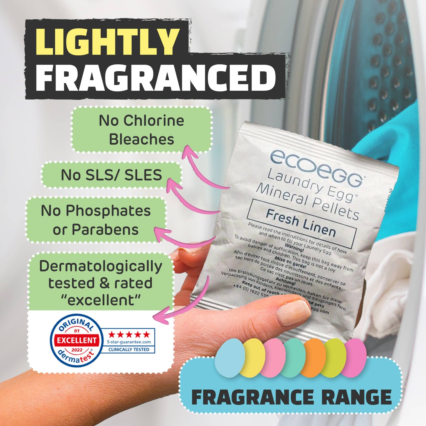 Ecoegg Laundry Egg Refill Pellets - Fresh Linen
