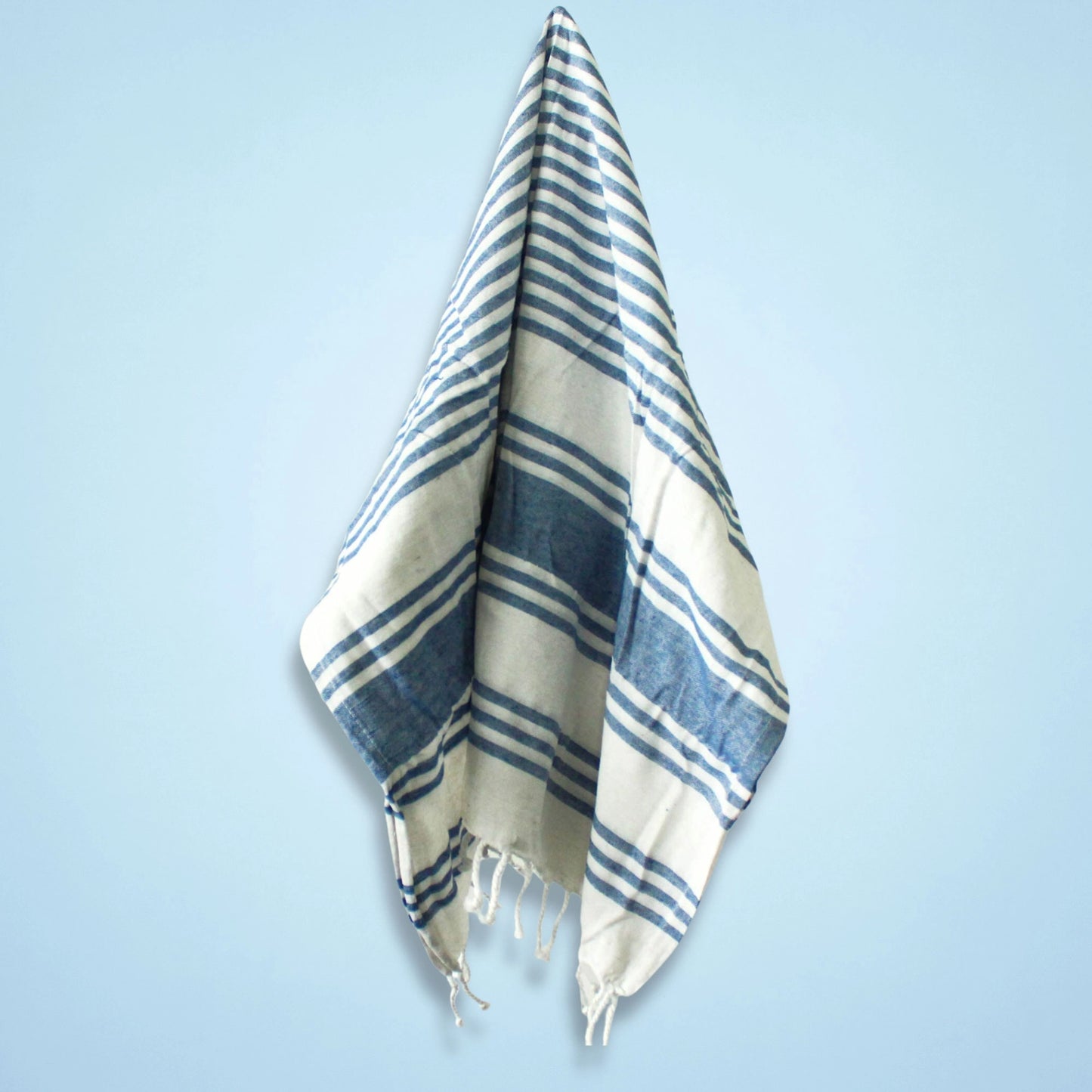 hammam spa towel ocean blue cotton pestemal 90x170 lightweight quick dry