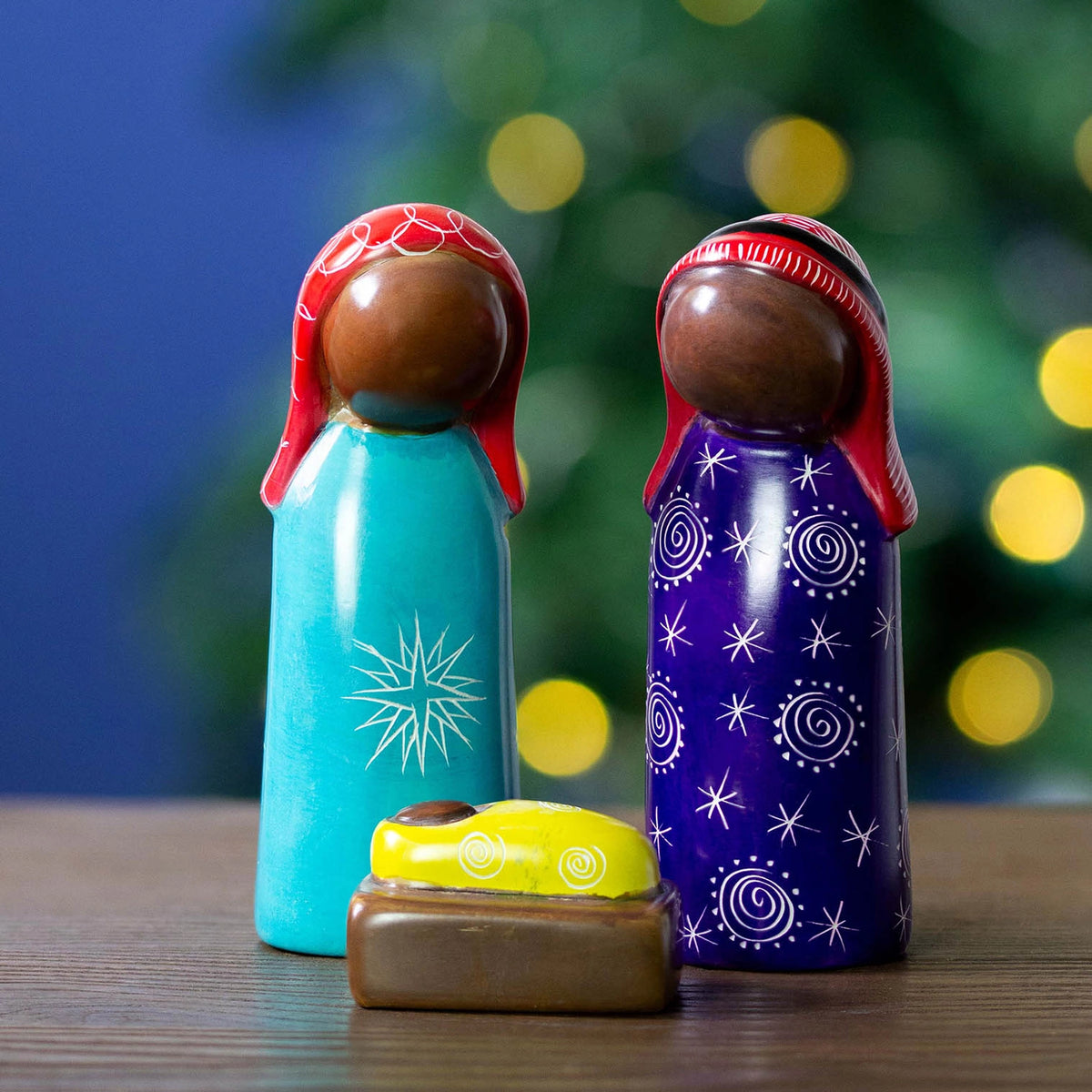 handmade nativity set