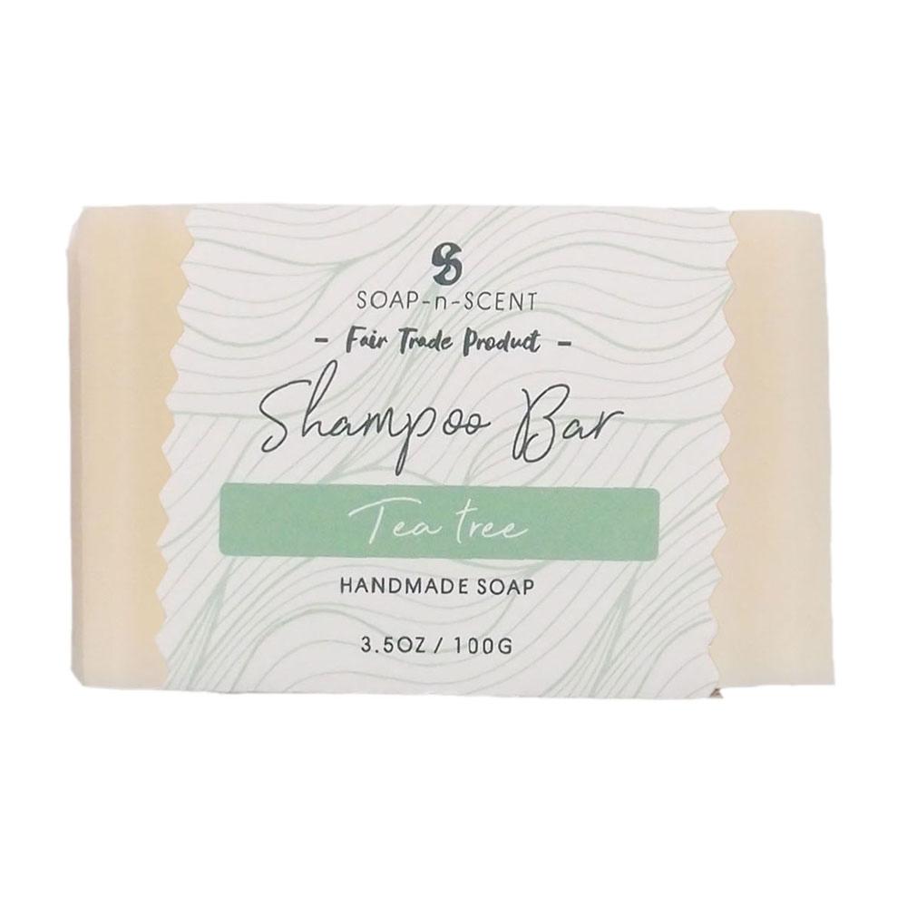 Eco-friendly solid shampoo bar for sustainable plastic-free hair care
