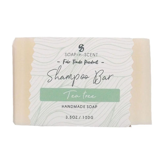 Eco-friendly solid shampoo bar for sustainable plastic-free hair care
